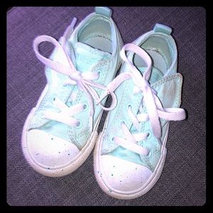 Mint Green Converse Toddler Size 8